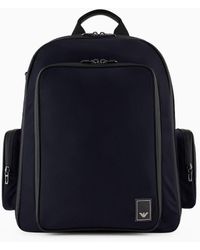 Emporio Armani - Travel Essential Rucksack Aus Nylon - Lyst