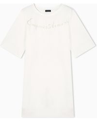 Emporio Armani - Oversized Beachwear T-Shirt - Lyst