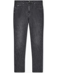 Emporio Armani - J05 Regular-Fit, Lightly Worn-Look 8-Oz Denim Jeans - Lyst