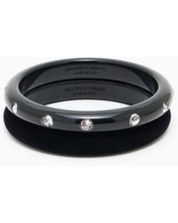 Emporio Armani - Set Aus 2 Armreifen Mit Swarovski-Strasssteinen - Lyst