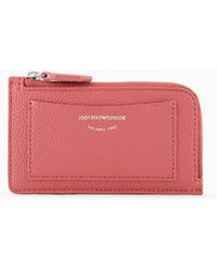 Emporio Armani - Myea Deer-Print Card Holder With Wrap-Around Zip - Lyst