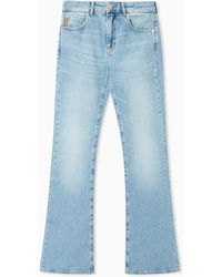 Emporio Armani - J9D Slim-Fit, Used Look Lyocell-Blend Denim Jeans - Lyst