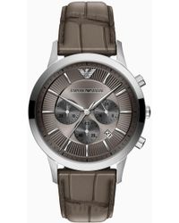 Emporio Armani - Archetipo Quartz Chronograph Watch - Lyst
