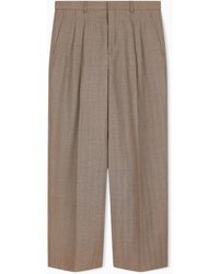 Emporio Armani - Herringbone Trousers - Lyst