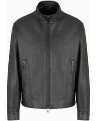 Emporio Armani - Asv Loose-Fit Full-Zip Jacket - Lyst