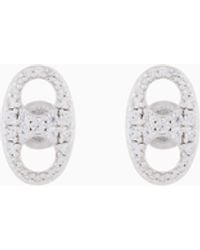 Emporio Armani - Sterling Stud Earrings - Lyst