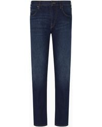 Emporio Armani - Regular Fit Jeans J45 Aus Klassischem Denim Mit Waschung - Lyst