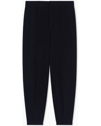 Emporio Armani - Stretch-Nylon Trousers With An Elasticated Hem - Lyst