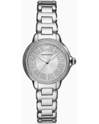 Emporio Armani - Three-Hand Stainless Steel Watch - Lyst