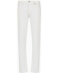 Emporio Armani - Jeans J75 Slim Fit In Denim Comfort Tinto Capo - Lyst
