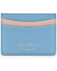 Emporio Armani - Tumbled Leather Card Holder - Lyst