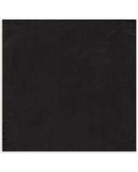 Emporio Armani - Pure Silk Pocket Square With Jacquard Micro-Motif - Lyst