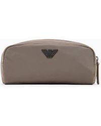 Emporio Armani - Recycled Nylon Make-Up Bag - Lyst