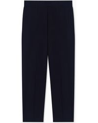 Emporio Armani - Nylon Trousers With An Elasticated Waist - Lyst
