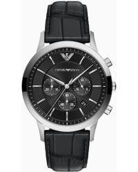 Emporio Armani - Archetipo Quartz Chronograph Watch - Lyst