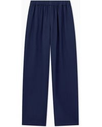 Emporio Armani - Crepe Gabardine Pants Signature Capsule - Lyst