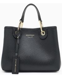 Emporio Armani - Myea Shopper Bag With Deer Print - Lyst