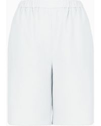 Emporio Armani - Technical Seersucker Trousers - Lyst