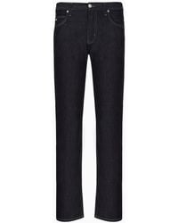 Emporio Armani - J45 Regular-fit-jeans Aus Denim 8 Oz In Wash-used-optik - Lyst