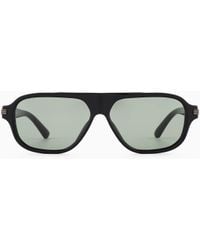 Emporio Armani - Pilot-Shape Sunglasses - Lyst