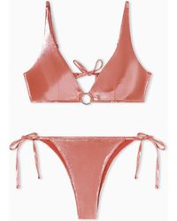 Emporio Armani - Triangle-Bra Bikini - Lyst