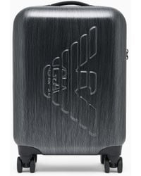 Emporio Armani - Abs Carry-On Bag With Oversized, Embossed Eagle - Lyst