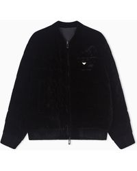 Emporio Armani - Lunar New Year Reversible Velvet Down Jacket - Lyst