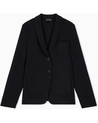 Emporio Armani - Unlined Blazer - Lyst