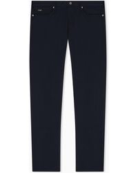 Emporio Armani - J06 Stretch-Fabric Slim-Fit Trousers - Lyst