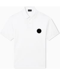 Emporio Armani - Lunar New Year Lyocell-Blend Jersey Polo Shirt With Patch - Lyst