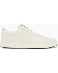 Emporio Armani - Travel Essentials Leather Sneakers - Lyst
