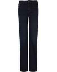 Emporio Armani - Vaqueros J9D Slim Fit De Denim Con Efecto Usado - Lyst