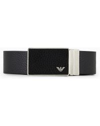 Emporio Armani - Gift Box With Reversible Belt - Lyst