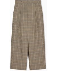 Emporio Armani - Wide-Leg Trousers - Lyst