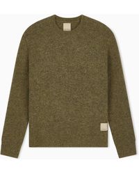 Emporio Armani - Boteh Capsule Collection Alpaca-Blend Jumper - Lyst