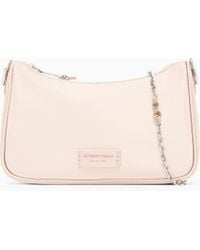 Emporio Armani - Satin Shoulder Bag With Chain Strap - Lyst