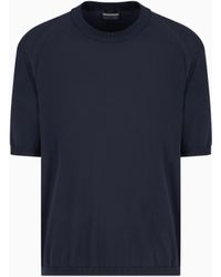 Emporio Armani - Asv Pullover Aus Einer Lyocell-Mischung - Lyst