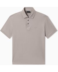 Emporio Armani - Regular Fit Piqué Polo Shirt - Lyst