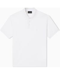Emporio Armani - Regular Fit Piqué Polo Shirt - Lyst
