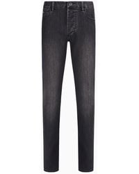 Emporio Armani - J11 Slim Fit-jeans Aus Extra-komfort-denim - Lyst
