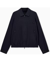 Emporio Armani - Nylon Twill Travel Essential Jacket - Lyst