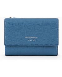 Emporio Armani - Myea Bifold Wallet With Deer Print - Lyst