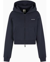 Emporio Armani - Asv Hooded Zip-Up Sweatshirt From The Peace Capsule Collection - Lyst