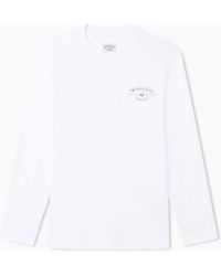Emporio Armani - Armani Jeans Printed Jersey Jumper - Lyst