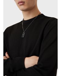 Emporio Armani Cross Necklace in Silver 
