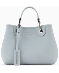 Emporio Armani - Small Myea Shopper Bag With Deer Print - Lyst