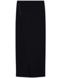 Emporio Armani - Unlined Wrap Skirt - Lyst