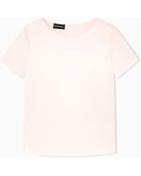 Emporio Armani - Satin Blouse - Lyst