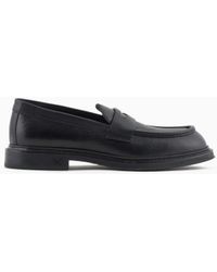 Emporio Armani - Slip-On Loafer - Lyst