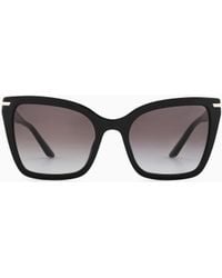 Emporio Armani - Butterfly-Shaped Sunglasses - Lyst